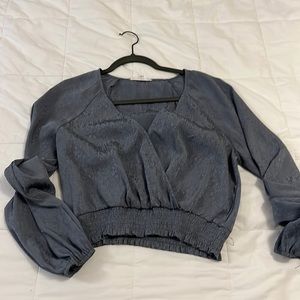 June & Hudson blouse with elastic waist